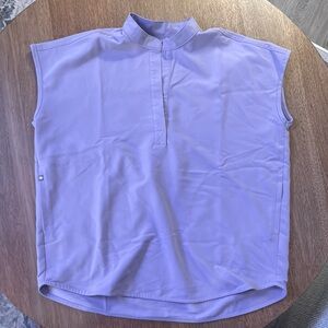 Figs Lavendar Rafaela Scrub Top